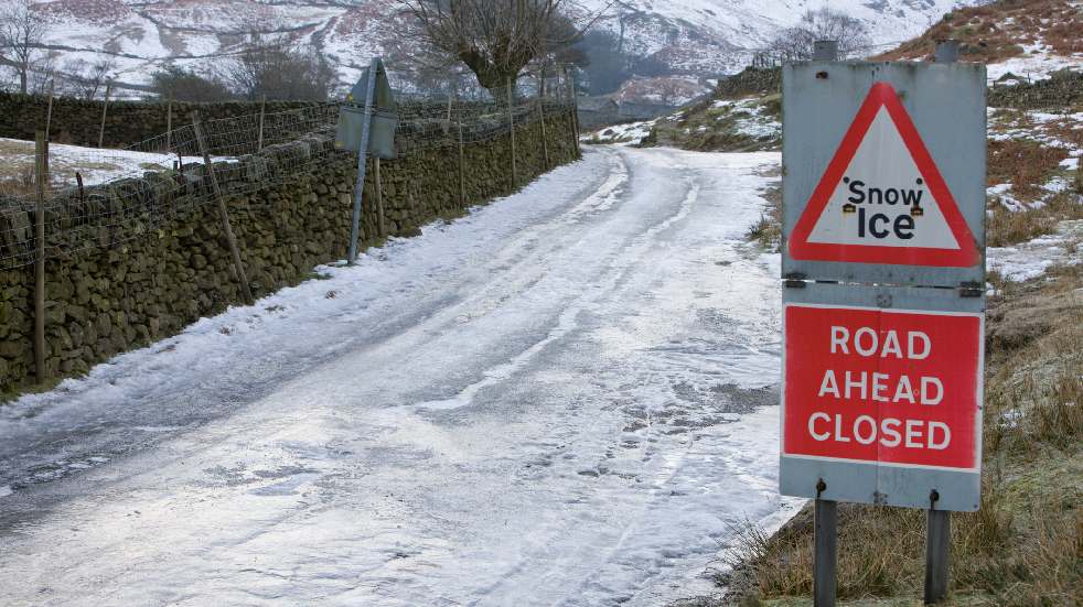 icy road